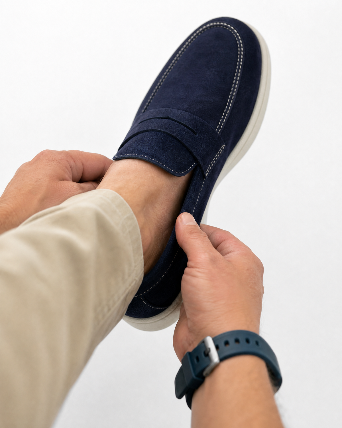 Mocassin Daim 100%