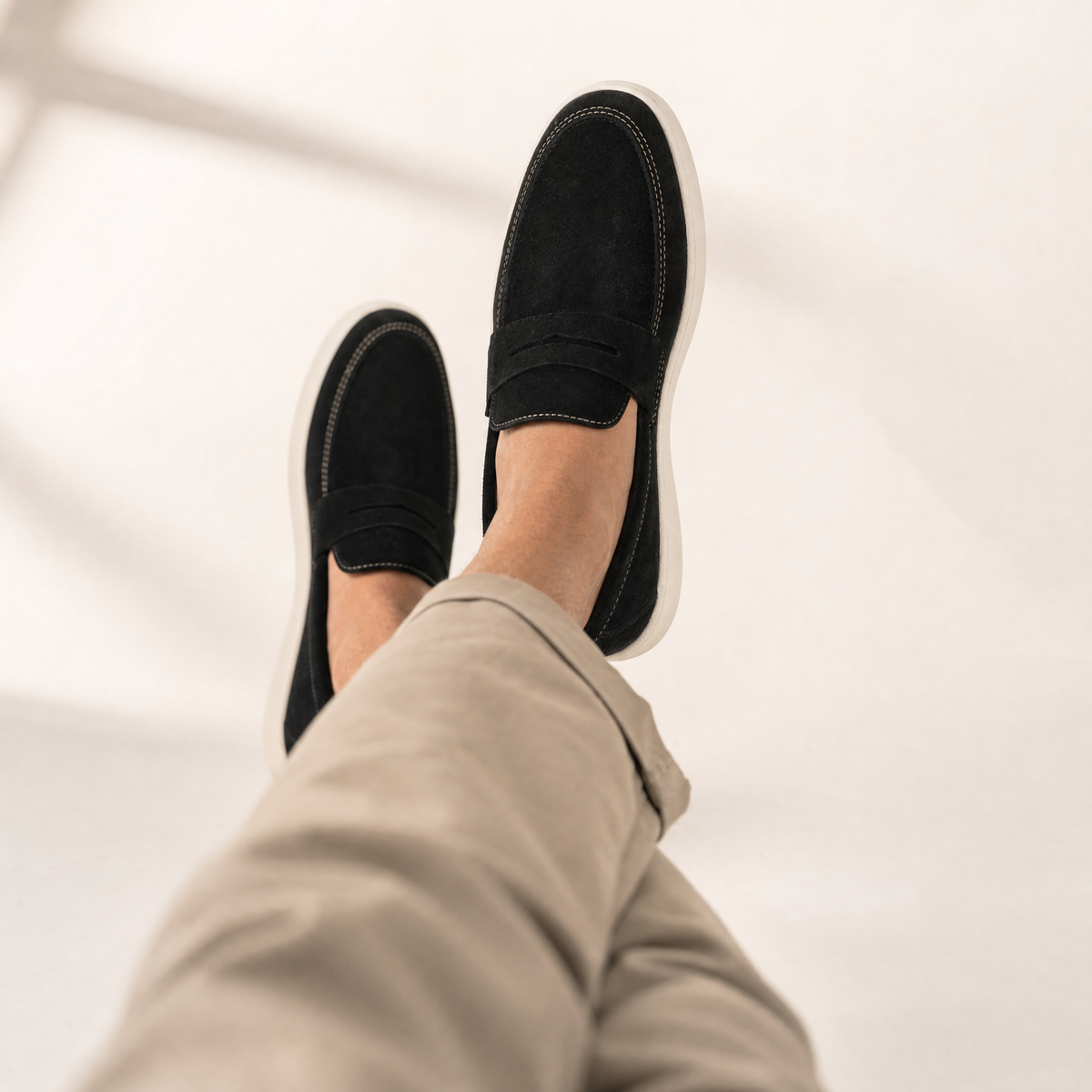 Mocassin Daim 100%